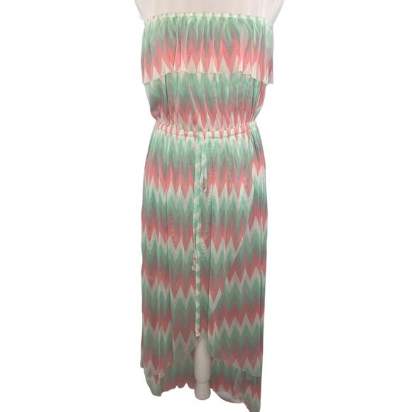 Cynthia Rowley Women's Strapless Hi Low Maxi Dress Size XL - Picture 1 of 8